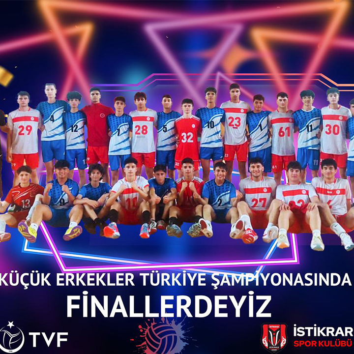 İstikrar Eğitim Gençlik ve Spor Kulübü Küçük Erkek Voleybol Takımı Türkiye Finallerinde